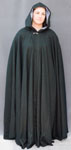 1570: Heathered Black Full Circle Cloak