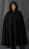 1582: Heathered Green/Grey Full Circle Cloak