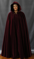 1582: Heathered Green/Grey Full Circle Cloak