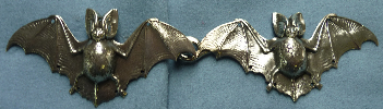 Bats - Pair - Silvertone