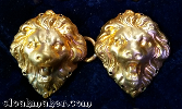 Lion Heads<br>Small Bronze