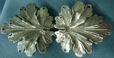 Geranium Leaves<br>Medium Silvertone