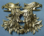 Griffon Head/Double Eagle<br>Bronzetone
