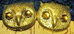 Owl Faces<br>w/Yellow Eyes