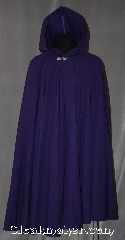 Cloak:2678, Cloak Style:Full Circle Cloak, Cloak Color:Imperial Purple, Fiber / Weave:80% Wool / 20% Nylon, Cloak Clasp:Antiquity, Hood Lining:Unlined, Back Length:47", Neck Length:22", Seasons:Summer.