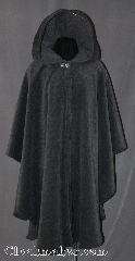 Cloak:2841, Cloak Style:Cape / Ruana extra long (32") over the shoulder, Cloak Color:Grey, Fiber / Weave:Fleece, Cloak Clasp:Vale, Hood Lining:Unlined, Back Length:48", Neck Length:23", Seasons:Winter, Fall, Spring, Note:This soft Ruana is a cross between<br>a cape and a cloak,<br>a ruana is a great way to keep warm<br>while frequent, unhindered use of<br>your arms is needed.<br>Ruanas make great driving cloaks!<br>This Ruana is extra long (32")<br> over the shoulders for even<br> more coverage.<br>Machine washable cold gentle, tumble dry low.<br>Throw it on and go!.