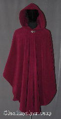 Cloak:3049, Cloak Style:Ruana, Cloak Color:Dark Orchid, Fiber / Weave:Wind Pro Polar Fleece, Cloak Clasp:Vale, Hood Lining:Unlined, Back Length:43"<br>33" overarm, Neck Length:26", Seasons:Winter, Southern Winter, Fall, Spring, Note:A cross between a cape and a cloak,<br>a ruana is a great way to keep warm<br>while frequent, unhindered use<br>of your arms is needed.<br>Perfect for cold winter evenings<br>with a weighted protection<br>from winter winds.<br>Extra caution recommended<br>when holding children<br>and crossing streets,<br>air will be blocked<br>and sounds will be muffled.<br>Partially water resistant.<br>Adorned with a silver tone<br>vale hook-and-eye clasp.<br>Machine Washable.<br>Never dry clean.