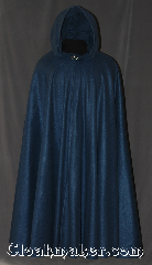 Cloak:3344, Cloak Style:Full Circle Cloak, Cloak Color:Steel Blue, Fiber / Weave:100% Polyester Economy Fleece, Cloak Clasp:Vale, Hood Lining:Unlined, Back Length:54", Neck Length:23", Seasons:Fall, Spring, Note:Easy care this full circle blue cloak<br>is roomy enough for full gear<br>football players.<br>Made of midweight machine washable<br>economy fleece that provides<br>a lightweight warmth.<br> Suitable for  late spring,  early fall<br>or cool summer evenings.<br>You can even wrap up in it to watch TV!.