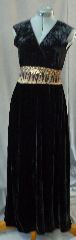 Skirt:K143, Skirt Color:Black, Fiber:Velvet, Length:38", Waist:up to 50".