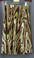 Skirt:K234, Skirt Color:Green, Brown, sparkle, Skirt Style:Dance skirt, Length:25.5", Waist:up to 33".