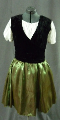 Skirt:K93, Skirt Color:Green Shimmer, Skirt Style:dance skirt, Fiber:Rayon Poly, Length:18", Waist:Adjust 24" to 34".