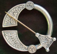 Handmade Pewter Brooch Large