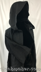 Robe:R421, Robe Style:Child's size robes w/ pockets, Robe Color:Black, Fiber:Wool, Neck:18", Sleeve:23", Length:41", Note:Child's size robes w/ pockets.
