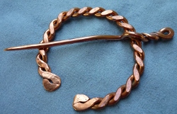Hammered copper
                        Penannular