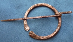 Hammered Copper
                        Penannular